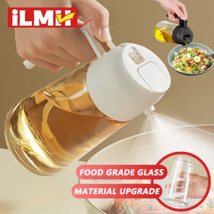 Glass/Plastic Olive Oil Spray Bottle 500mL Oil Dispenser for Cooking Air Fryer BBQ Salad Baking Kitchens Accessories