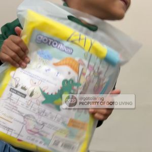 Goto Ageo Raincoat Kids Mantel Jas Hujan Jubah Anak Balita Motif Lucu