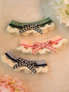 Knitted Pet Scarf Dog Saliva Towel Cat Neck Warmer Decorative Accessories Small Cat Bib Cat Collar for Dogs And Cats