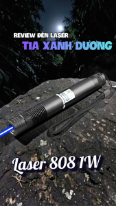 Đèn Laser 808 Công Suất 1W Tia Xanh Dương - Bảo Hành Chính Hãng 12 Tháng