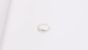 Frieren: Beyond Journeys End Cosplay Ring Frieren Lotus Flower Metal Adjustable Rings for Women Men Jewelry Gift