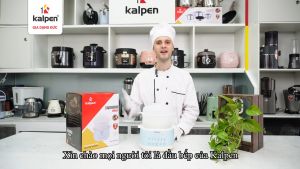 Nồi chưng yến hấp cách thủy nấu chậm Kalpen dung tích 1 lít hàng chính hãng bảo hành 24 tháng - Tặng kèm xửng hấp