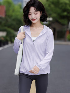 New 2025 Womens Ice Silk Short Lightweight Breathable UV Protection Clothing UPF50+ Cool Feeling Fashionable Commute Style
