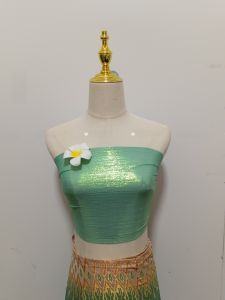 ชุดราตรีเอวสูงทรงเข้ารูปแขนกุดสไตล์ชาติพันธุ์ยูนนานฤดูร้อน ชุดเดรสยาวปานกลางสำหรับผู้หญิง สไตล์เกาหลี