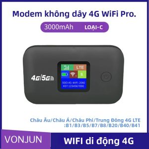 Bộ Định Tuyến Không Dây 4G LTE 150Mbps Modem MiFi Bỏ Túi Di Động Có Khe Cắm Thẻ SIM Điểm Truy Cập WiFi Di Động Để Sử Dụng Ngoài Trời Tại Nhà