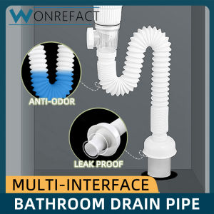 Universal Size Thickened ABS Basin Drain Pipe Flexible Drain Hose Sewer Pipe Plumbing Flexible Drainage Outlet Pipe