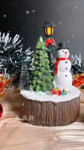 【圣诞节礼物】Christmas Gift🎁 Christmas TownVillage ModelDecoration 圣诞小镇模型摆设LED灯