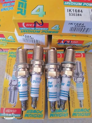 Bộ 4 bugi Denso Iridium chân ngắn ren 14 dùng cho các xe ô tô