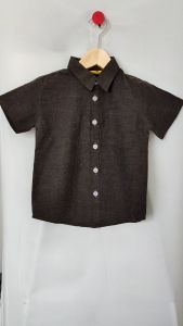 YAK KIDS 2-7T Kemeja anak laki laki lengan pendek / Kemeja anak premium cotton / Atasan anak laki laki casual / Short sleeve shirt boy 102FW220646