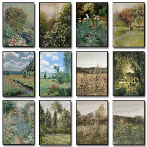 Jigsaw Puzzle for Adults 1000PCS-50X70CM Vintage Country Meadow Artwork Mindful Game Stress Relief Decor Gift