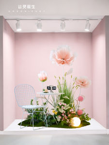 Artificial Flowers Simulation Landscape Decoration Indoor Window Display Green Plant Soft Decoration Modern Style Home Accessories