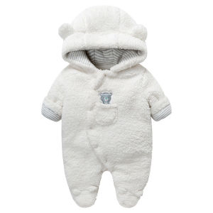 Thickened Cotton Baby Romper Suit Winter Outwear for Newborn Boys And Girls Cocapsol Brand Long Sleeve Casual Style Infant Clothes