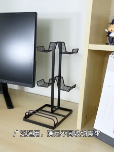 ที่วางหูฟังเกม ที่วางจอยสติ๊ก แบบตั้งโต๊ะ เหมาะสําหรับเกมแพด ชุดหูฟัง วัสดุเหล็กคาร์บอน