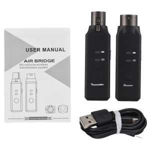 M-VAVE | M-VAVE WP-7 2.4G Wireless Microphone System 6 Channels On XLR Mic Adapter Wireless Dynamic Microphone Transmitter Receiver