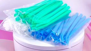 25Pcs/bag Dental Disposable Saliva Ejector Tube Elbow Suction Tube Aspirator 1/4" 1/8" 1/16" Option  Dental Tools