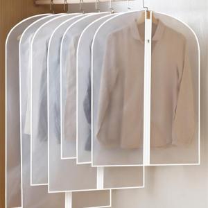 Dustproof Cover for Clothing Large Hanging with Transparent Zipper