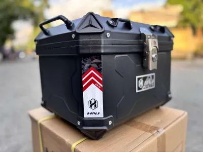 HNJ A01s V3 3x TOP BOX 45 LITERS with BACKREST & Base Plate