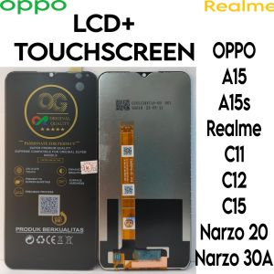 LCD TOUCHSCREEN OPPO A15/A15S/REALME C11 2020(RMX 2185)/C12/C15/NARZO 20/03A FULLSET