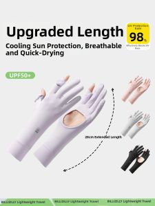 BILLI ZILLY | Ice Silk UV Protection Gloves For Cycling Anti-slip
