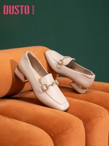 DUSTO | New Fall Mid Heel Square Toe Loafers