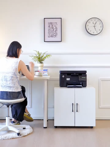 Pexmon Office Copier Floor Workbench A3 Printer Cabinet with Wheels Kabinet pencetak打印机放置柜子
