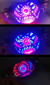 ไฟโปรเจคเตอร์ ไฟหน้า มอเตอร์ไซค์ LED H-020