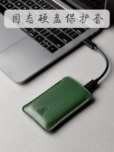 Portable Mobile SSD Leather Case SanDisk Solid State Drive E61E30E81 Storage Bag for Western Digital Passport External Hard Drive