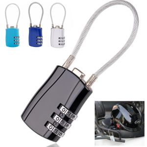 1Pcs 3 Digit Combination High Security TSA Customs Lock Helmet Lock For Backpack Trolley Case Luggage Suitcase Password Padlock