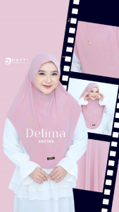 DELIMA Daffi Hijab Instan Jersey Premium Simple Premium Terbaru 2024