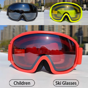 Winter Ski Equipment Glasses Anti Fog All Day Windbreak Ventilate Anti-Glare for Boy Girl Children Outdoor Sport Ski Glasses