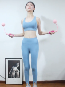 เชือกกระโดดเชือกที่ไร้น้ำหนักบอลน้ำหนักการออกกำลังกายน้ำหนักกีฬาแบริ่งน้ำหนักมืออาชีพที่มีน้ำหนักมืออาชีพเชือกลูกปลากระโดดเชือกกระโดดเชือก