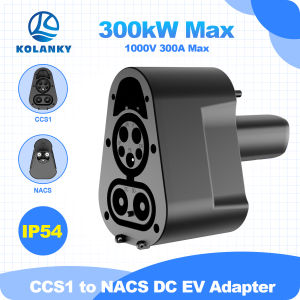 Kolanky Nacs Model 3/X/Y/S Car EV Charger AC DC Fast Adapter CCS1 To TS 250KW Convertor Charging Station COMBO Converter