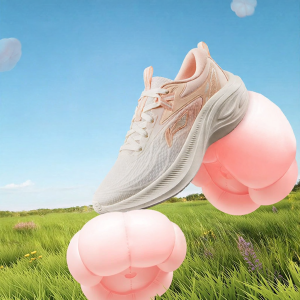 Li-Ning | Giày Đậu Thể Thao Nữ Siêu Nhẹ Thoáng Khí Đế Cao Mềm Không Trượt