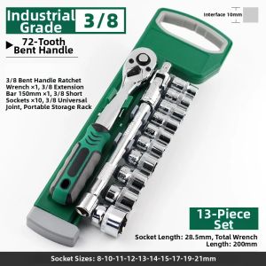 DAIENGONGJU | Industrial Grade Quick Ratchet Socket Wrench Set Hex
