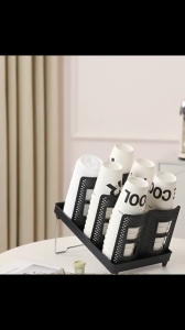 WARS Rak Cup Holder Tempat Gelas Plastik Paper 3 dan 6 Slot