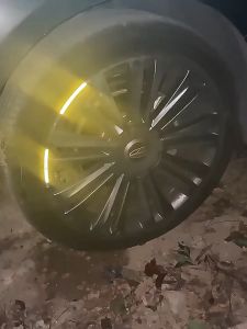 MOTOGO Car Wheel Hub Reflective Sticker Tire Rim Reflective Strips Luminous Sticker For Night Driving Car-Styling Accessories
