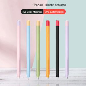 ปลอกสำหรับแอปเปิล Pencil 1&2 Case เคส ปากกาไอแพด ที่มีปลอกปากกาซิลิโคน และเคสปากกา สำหรับ Silicone Sleeve