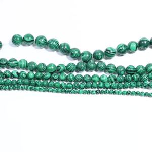 1 Strand Malachite Stone Beads 4/6/8/10/12mm Round Spacers Natural Stone Beads For Jewelry Making DIY Necklace Bracelet Supplies