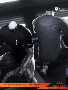 Monster Guardians | Áo Thun Tập Gym Ôm Sát Thấm Mồ Hôi Cảm Giác Mát Lạnh cho Nam
