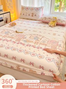 Kiss Dear | Pure Cotton Bed Sheet Three-piece Set