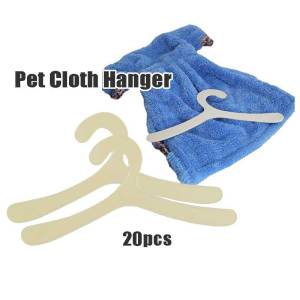 20Pcs Dog Clothes Hanger Pet Dog Cat Clothes Hanger Pet Garment Hanger