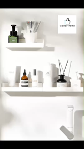 Goody Home ชั้นวางของอเนกประสงค์แบบติดผนัง ใช้สติกเกอร์กาว ชุดหมอง 9 ประมาณ 30 กม