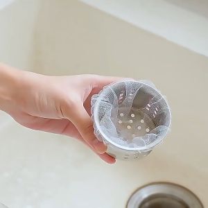 Kitchen Sink Floor Drain Garbage Filter Garbage Bag Sink Sewer Anti-clogging Filter Stretchable Filter厨房滤网地漏网袋