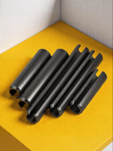 BAIRUITE | Black Manganese Steel Elastic Open-ended Cylindrical Pin