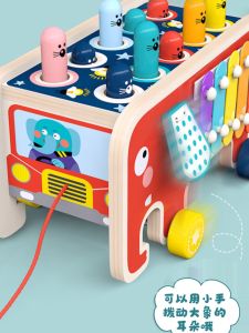 Đồ Chơi Giáo Dục Dinosaur Tap Tap Cho Trẻ Em Từ 1-2 Tuổi Đồ Chơi Gỗ Cho Bé Trai Và Bé Gái Đồ Chơi Giáo Dục Cho Trẻ Em Từ 6-36 Tháng