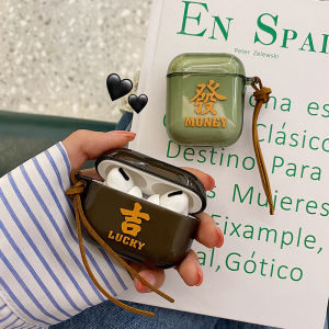 Crashstar tiền lì xì Trong Suốt silicon mềm AirPods Trường Hợp Cho AirPods 1 2 3 AirPods Pro 2 4 inpods 12 I12 Tai nghe không dây Bluetooth Tai Nghe tai nghe trong thời trang Bìa