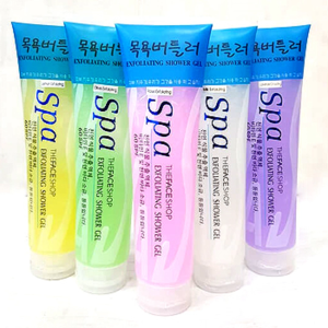 Gel tẩy da chết toàn thân làm sáng da Spa TheFaceShop giúp bạn lấy đi những tế bào chết đem lại làn da mịn màng khỏe mạnh