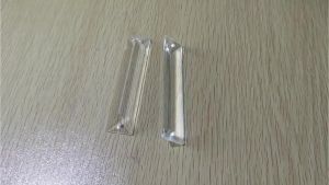 2pcs 22x100mm Clear Crystal Triangle Strip Chandelier Parts Sun Catcher Lamp Prism Glass Pendant for Home Wedding Decoration