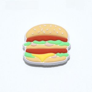 Bazey Fish Clog รองเท้าตกแต่งหัวเข็มขัดอุปกรณ์เสริม McDonalds Series PVC-80094 ฤดูใบไม้ผลิ 2024 คอลเลกชัน รองเท้า Charm ชิ้นส่วน DIY