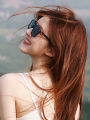 Zhao Lusi Same Style Sunglasses Women's Square Small Face Sun-Proof GM Retro Glasses Minimalist Small Frame UV-Proof Sunglasses. 